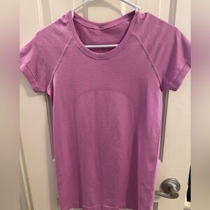 Lululemon Swiftly Tech Short Sleeve Shirt Pink Like New!